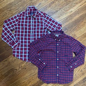 Boys Holiday Red Dress Shirts Size 6